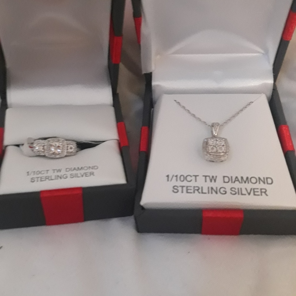 Diamond and silver Jewelry
